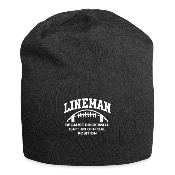 Lineman Because Brick Wall Isnt An Official | Caps & Mützen | Jersey-Beanie | Wide Receiver